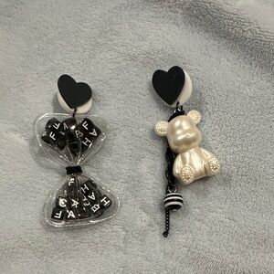 Heart and Bear Keychain Set